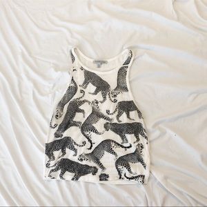 Leopard Crop Top- 5/$25